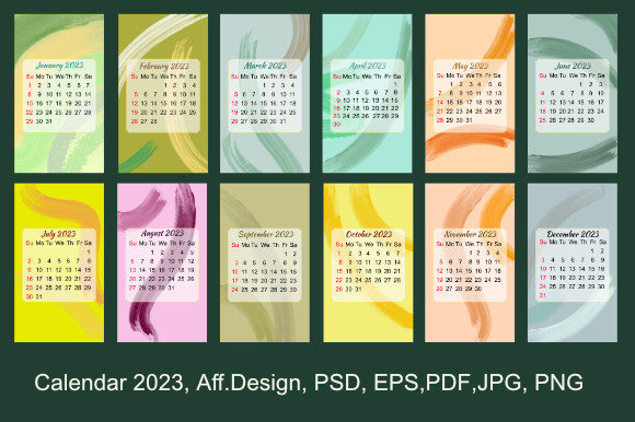 Download Monthly Calendar 2023 Wallpaper Phone - Calendar Collection