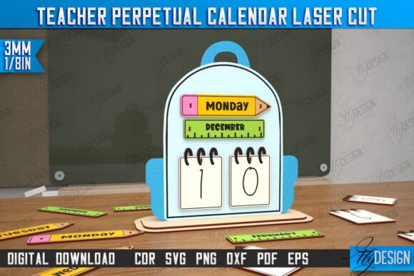Download Teacher Desktop Perpetual Calendar | CNC - Premium Resources